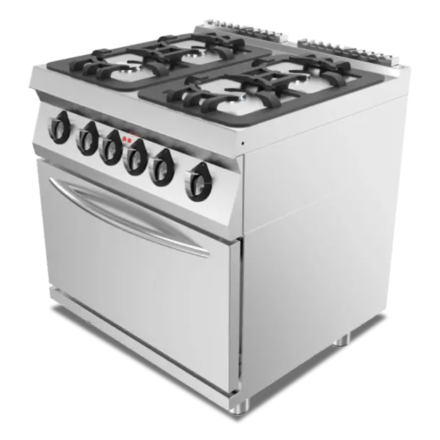 Četvorodelni plinski šporet sa pećnicom